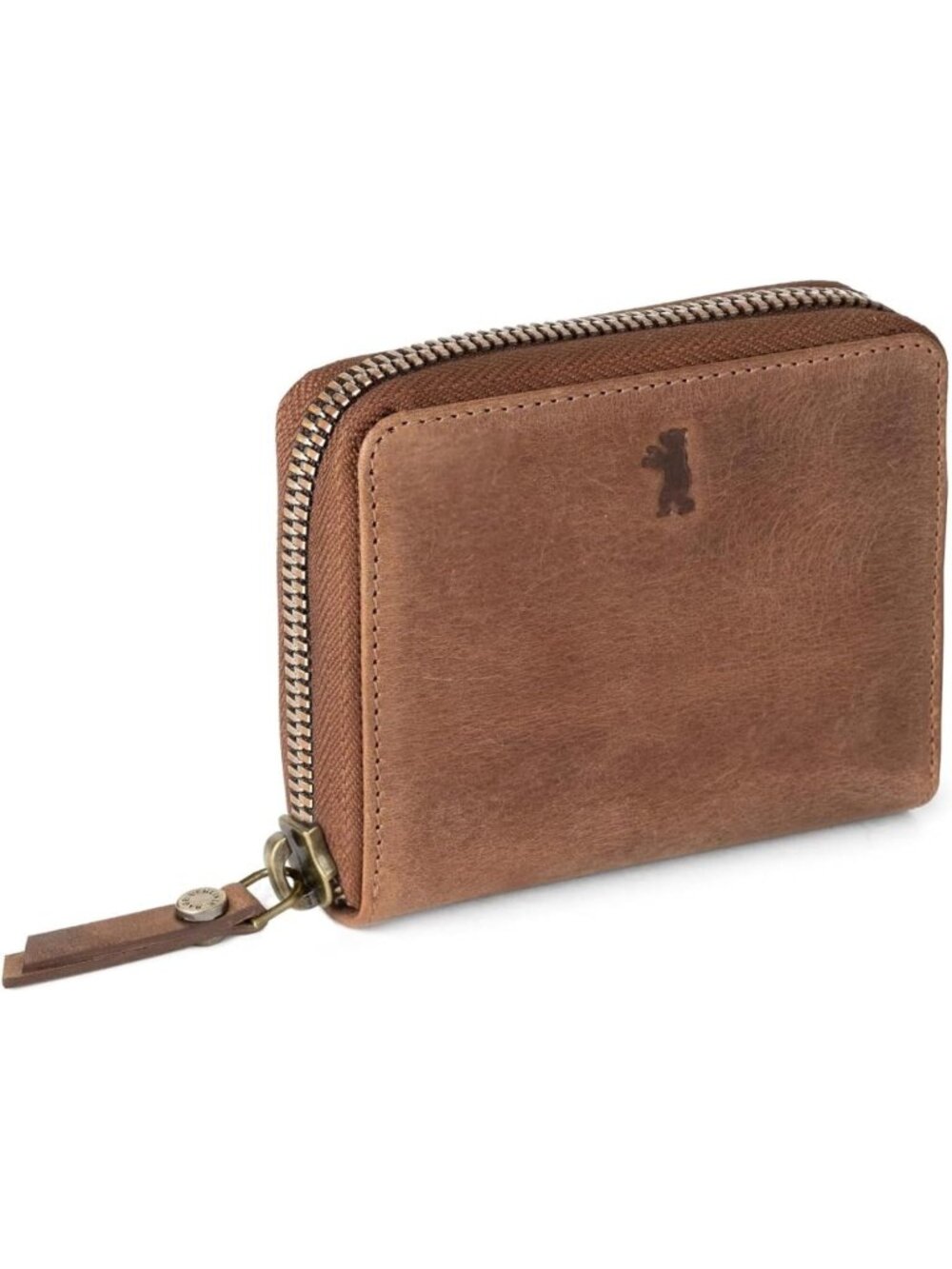 Genuine Leather Small Wallet for Women, Stylish Brown Wallet in Gift Box